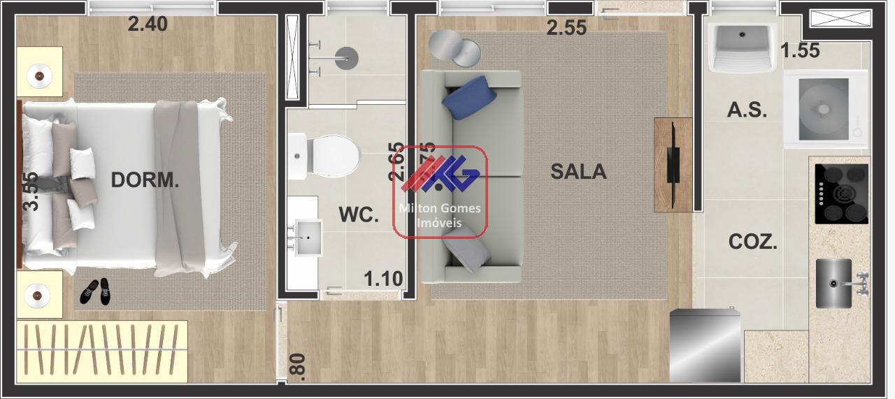 Apartamento, 2 quartos, 38 m² - Foto 15