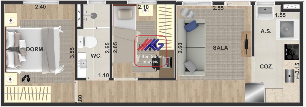 Apartamento, 2 quartos, 38 m² - Foto 16